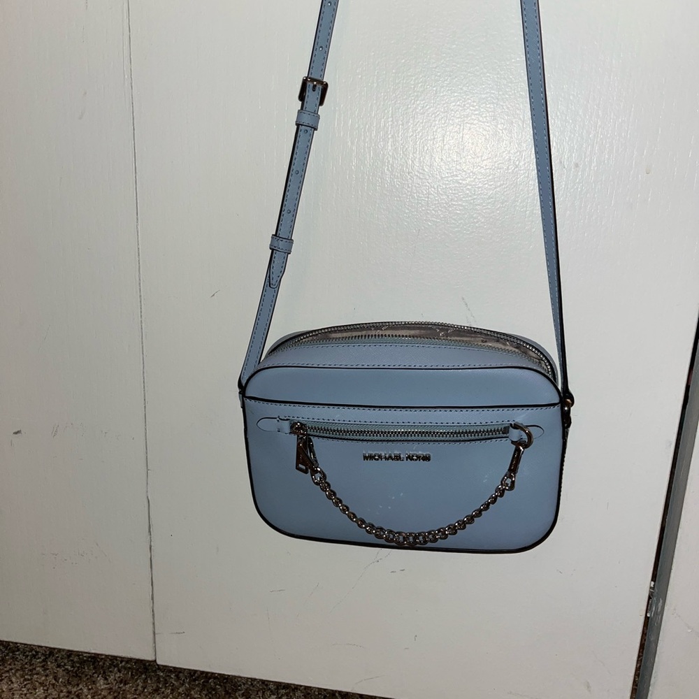 Michael Kors Jet Set Large Saffiano Leather Crossbody Bag